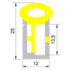 1225 side emitting led diffuser